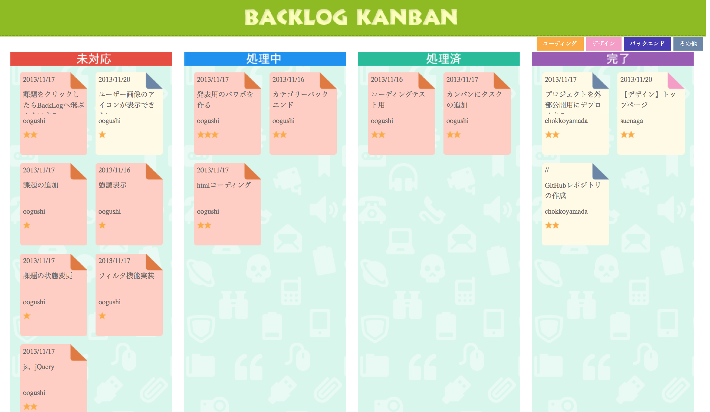 Web Api Hackathon Vol 3 というイベントで Backlog Kanban というウェブアプリを作成しました Continuous Ops